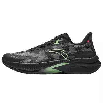 Anta Rocket 5 Nitrogen Technology Non-Slip Durable Low-Top Running Shoes Men Running Shoes Black Gray Green 912445503-4 44