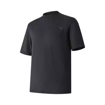 Anta Round Neck Solid Color Comfortable Breathable Short Sleeve Swimwear Men swimwear Black 1825332436-1 M