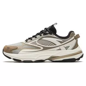 Anta Round Toe Velcro амортизирующие износостойкие низкие повседневные туфли мужские кроссовки серые белые 112418891-3 39