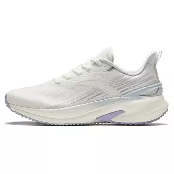 Anta Running 4th Generation Casual Fashion Shock Absorbing Durable Low Top Running Shoes Women sneaker White Purple 122425585-1 35.5