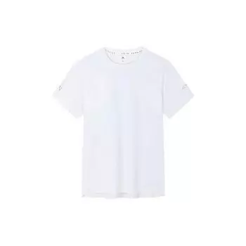 Anta Running Series All-Over Print Round Neck Comfortable Moisture-Wicking Breathable Short Sleeve Raglan T-Shirt Women Tops Pure-White 162425116-2 S