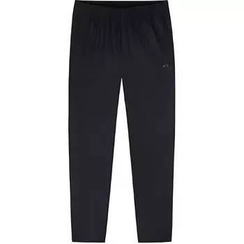 Anta Running Series Casual Simple Solid Color Straight Leg Elastic Knitted Sports Pants Women bottoms Black 162435501-1 L