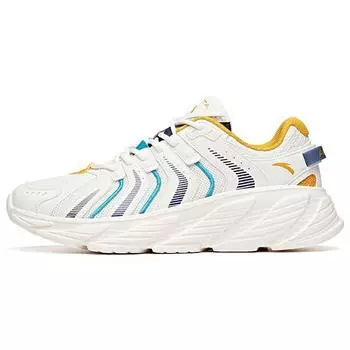 Anta Running Series City Commute Low-Top Running Shoes Men Sneakers Ivory Purple 912035557-2 44.5