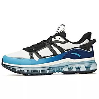 Anta Running Series Full-Length Air Cushion Running Shoes Men Sneakers White Black Blue 912045503-3 42.5