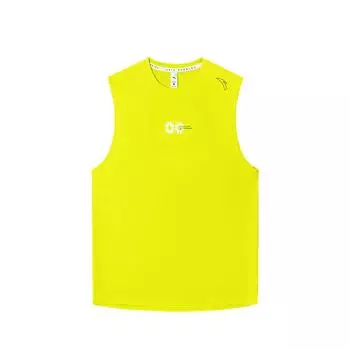 Anta Running Series Letter Round Neck Breathable Versatile Casual Sleeveless Vest Men tops Legendary-Green 152525106-1 L