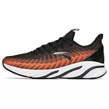 Anta Кроссовки Running Series Mesh Breathable Low-Top для бега, мужские кроссовки, черные, оранжевые 112045522-3 41