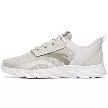 Anta Running Series Mesh Casual Durable Breathable Low-Top Running Shoes Men sneaker Light-Gray 912045523-3 42