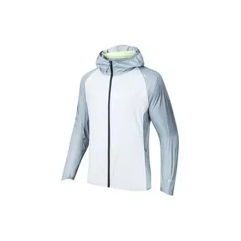 Anta Running Series Moisture Wicking Breathable Casual Windbreaker Men Outerwear Salt-Crystal-Gray 152425604-3 XL