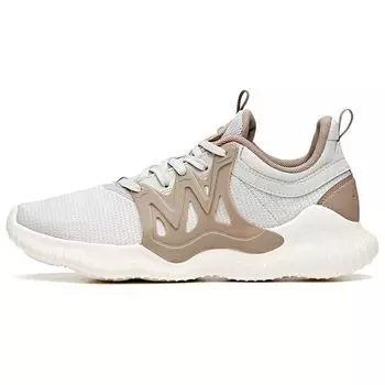 Anta Running Series Shock Absorbing Non-Slip Durable Low-Top Running Shoes Women Sneakers Brown White 112015533-4 40.5