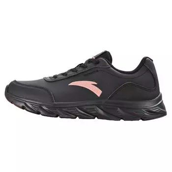 Anta Running Series Shock Absorbing Wear Resistant Non Slip Low Top Running Shoes Women sneakers Black Rose-Gold 922355571-5 35.5