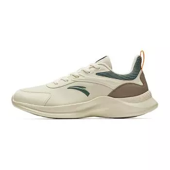 Anta Running Series Simple Comfortable Non-Slip Wear-Resistant Low-Top Running Shoes Men Sneakers Light-Green 912445581-3 42