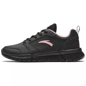 Anta Running Series Simple Comfortable Shock Absorption Non-Slip Low-Top Running Shoes Women Running Shoes Black Pink 922355528-8 37.5