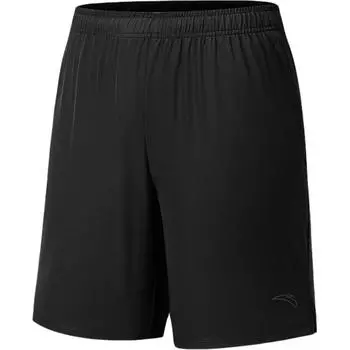 Anta Running Series Solid Color Mid Waist Breathable Versatile Straight Leg Sports Shorts Men Shorts 152535505-1 M