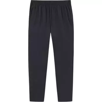 Anta Running Series Solid Color Mid Waist Comfortable Versatile Breathable Straight Leg Casual Pants Men bottoms Black 152425501-2 L