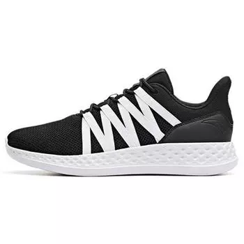 Anta Running Series спортивные повседневные кроссовки с низким верхом мужские кроссовки черные белые 91835527-1 42