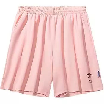 Anta Seal Look Collaboration Life Series Casual Simple Letter Lace Loose Sports Shorts Women shorts Light-Plum 962528301-6 XS