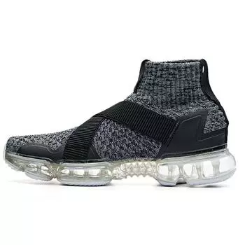 Anta Seeed Flow Удобные универсальные амортизирующие нескользящие потовые высокие повседневные туфли мужские кроссовки черные серые 91838805-3 39