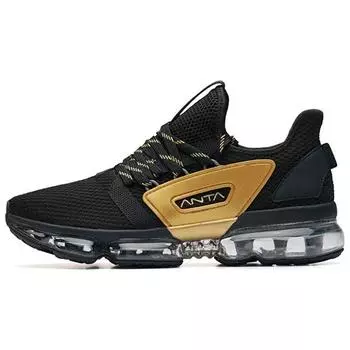 Anta Кроссовки Seeed Non-Slip Wear-Resistant Low-Top Running Shoes Men sneakers Black Yellow 91935503-2 41