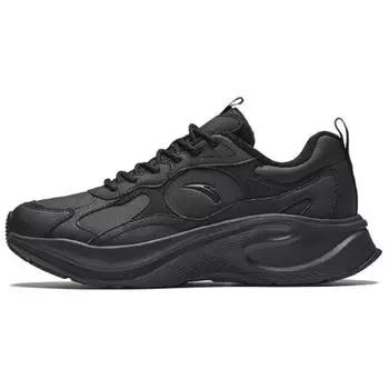 Anta Seeking Shadow Fashion Versatile Shock Absorbing Wear Resistant Low Top Casual Shoes Men Casual Shoes Black 112448813-9 42.5