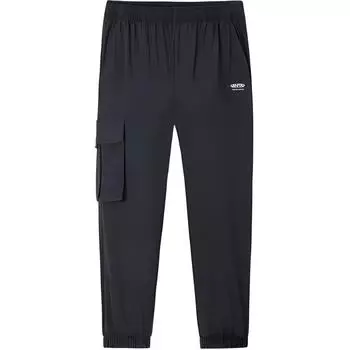 Anta Серия Lifestyle Повседневные дышащие удобные зауженные трикотажные спортивные брюки мужские базовые-черные 952428312-3 XXL