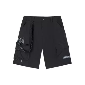 Anta Серия Outdoor, дышащие, удобные, универсальные, пятиточечные, повседневные шорты, мужские шорты, базовые, черные 152420512-3 M