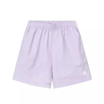 Anta Серия Outdoor Однотонные Шорты средней посадки Дышащие Универсальные Свободного кроя Повседневные Женские шорты Холодный-фиолетовый 962526501-2 XS