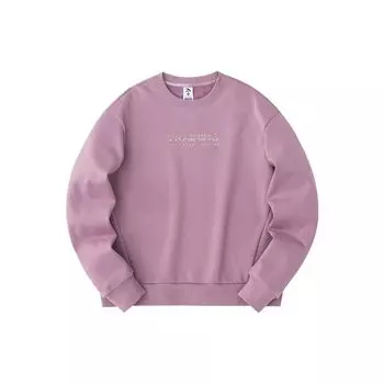 Anta Серия Training Letter Круглый вырез свитер свитер женский свитшот Цветочно-розовый 162347720-2 M