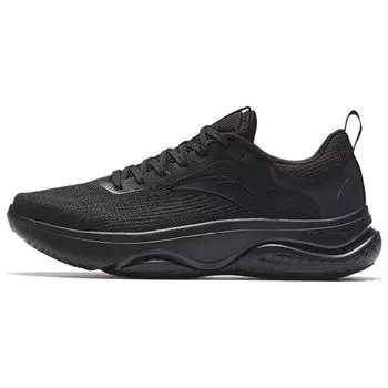 Anta Shifting 4 Comfortable Shock Absorption Non-Slip Wear-Resistant Breathable Low-Top Training Shoes Men sneaker Black 112337718-4 40