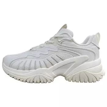 Anta Shock Absorbing Non-Slip Wear-Resistant Low-Top Dad Shoes Women sneakers White 122148885-6 39
