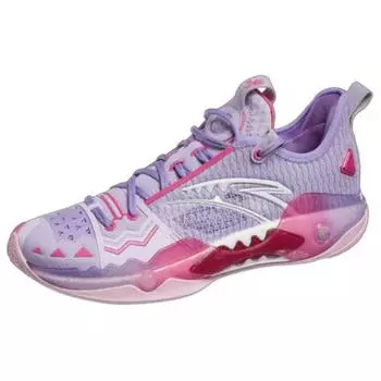 Anta Shock Wave 5 Pro День святого Валентина мужские кроссовки Фиолетовый Розовый 112411111-2 46