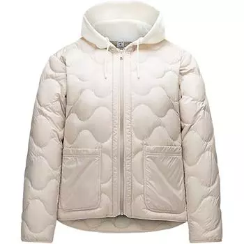 Anta Short Loose Hooded Warm Down Jacket Women outerwear Pink 162448914-1 S