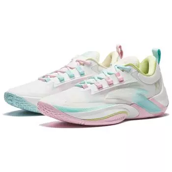 Anta Shunxi 1 Macaron Ying Yang Nitrogen Technology Professional Combat Shock Absorption Wear Resistant Low Top Basketball Shoes 912531109Q-2 40