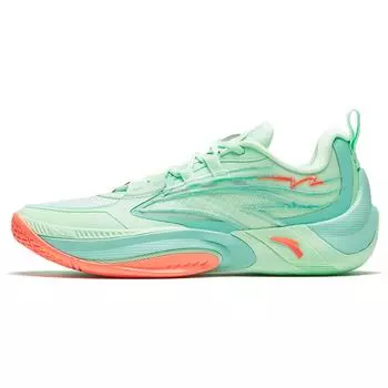 Anta Shunxi 1 V2 Fresh Blue Orange Nitrogen Technology Professional Performance Shock Absorption Wear Resistant Low Top Basketball Shoes 912431110Q-4 41