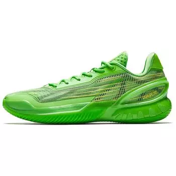 Anta Shunxi 3 A-Shock Pro Ltr Basketball Shoes Men sneaker Green Gold 912531110Q-5 39