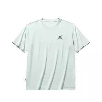 Anta Simple And Versatile Casual Sports Loose Short Sleeve T-Shirt With Letter Print Men Tops Moon-Shadow-Green 172538104-2 S