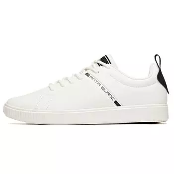 Anta Simple Comfortable Low-Top Sneakers Women Sneakers White Black 11948061-2 42