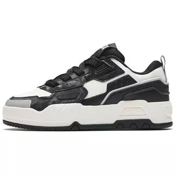 Anta Simple Fashion Comfortable Versatile Non-Slip Wear-Resistant Low-Top Skate Shoes Men sneaker Black White 112438028-3 39