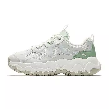 Anta Simple Versatile Non-Slip Wear-Resistant Low-Top Casual Shoes Women sneaker White Green Gray 922528822-2 39