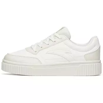 Anta Skate Low Белые Светло-Розовые Женские Кроссовки на толстой подошве 922228005-3 40