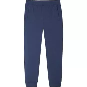 Anta Slim Fit Comfortable Stretch Lightweight Jogger Knit Sports Pants Men bottoms Midnight-Blue 152427302-1 XL