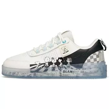 Anta Snoopy X Jelly Sole Wear-Resistant Breathable Low-Top Skate Shoes Men Skate Shoes White 912148030-2 40