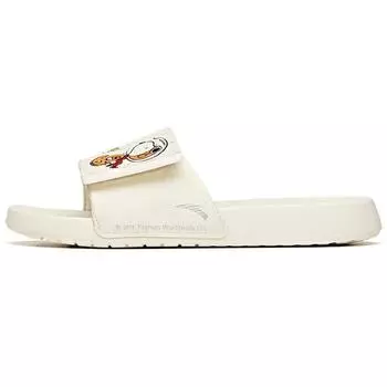Anta Snoopy X Lifestyle Series Удобные бесшумные сандалии для женщин Обувь Белый Желтый 922126993-3 36