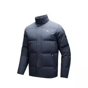 Anta Snow Shell Four Protection Technology Duck Down Quick Warm Waterproof Windproof Oil Stain Resistant Warm Stand Collar Down Jacket 952447902-5 3XL