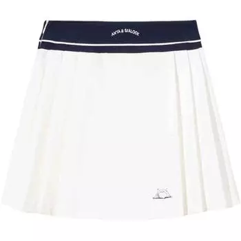 Anta Soft And Comfortable Breathable Casual Skirt Women Skirts Ivory 962528202-1 XS
