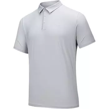 Anta Soft Solid Color Comfortable Versatile Breathable Casual Polo Shirt Men tops 152537102-1 M