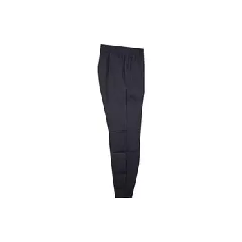 Anta Solid Color Logo Print Breathable Knit Sports Pants Men Bottoms Black 152317314-3