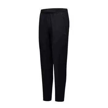 Anta Solid Color Mid-Rise Comfortable Straight Leg Knit Sports Pants Unisex pants Black 452420208-1 L
