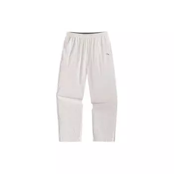 Anta Однотонные прямые мягкие удобные универсальные трикотажные спортивные брюки женские брюки светло-хаки 962427309-1 XXL