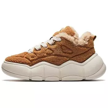 Anta Special Fragrance Bag Trendy Fashion Non-Slip Shock Absorbing Wear-Resistant Low-Top Skate Shoes Women sneaker Brown 122448978-1 35.5