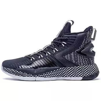 Anta Speed Battle 3 Прочные дышащие высокие баскетбольные кроссовки мужские кроссовки темно-синие 11941606-2 43